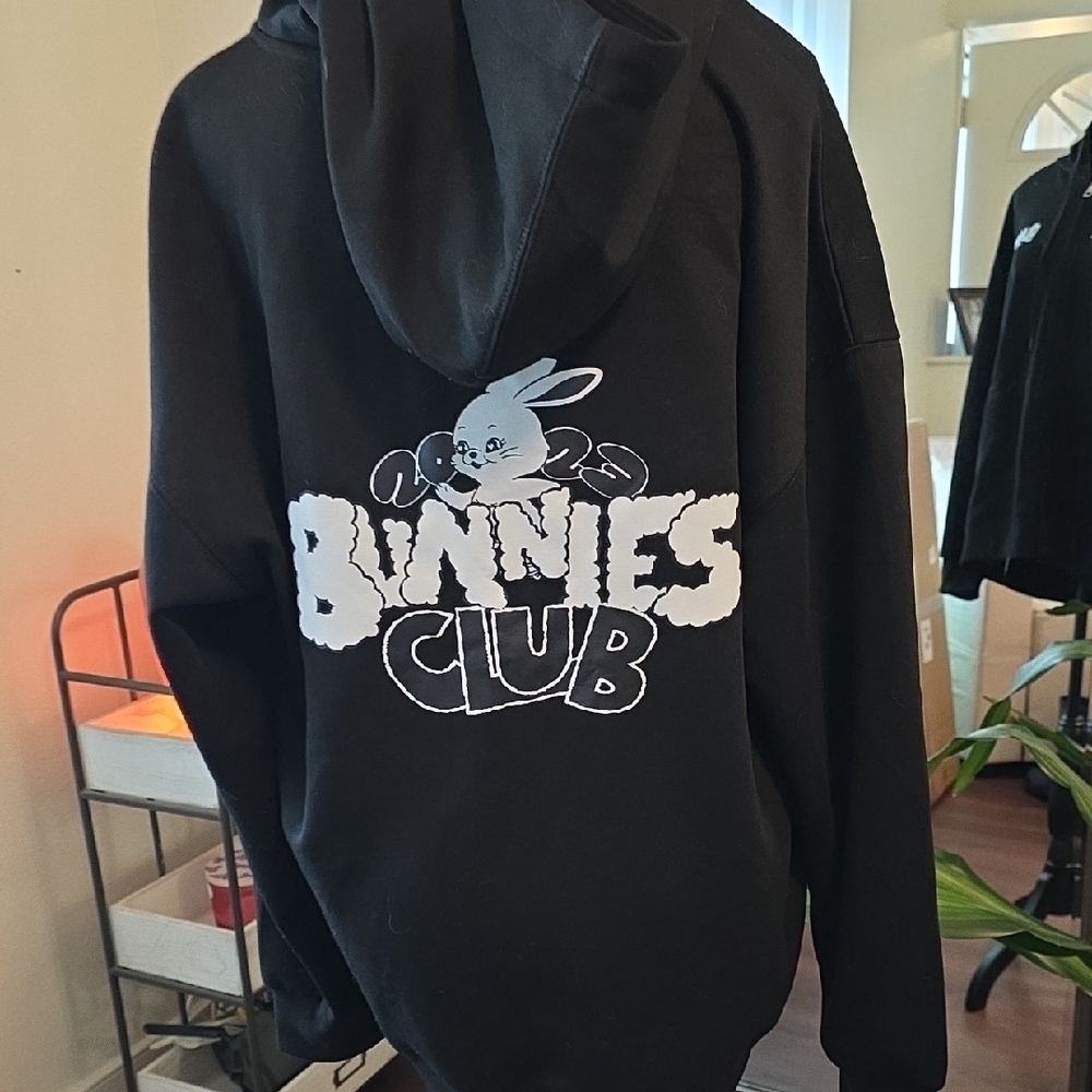Black Zip Up Sweater